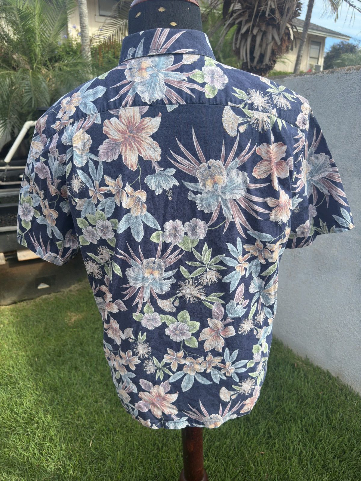 Tori Richard PreOwned Tori Richard Hawaiian Print Multicolored Men's L Size US L / EU 52-54 / 3 - 2 Thumbnail