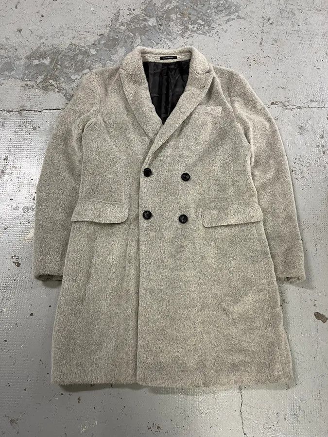 Emporio Armani AW2018 Emporio Armani Alpaca Wool Grey Trench Coat Size US M / EU 48-50 / 2 - 4 Thumbnail