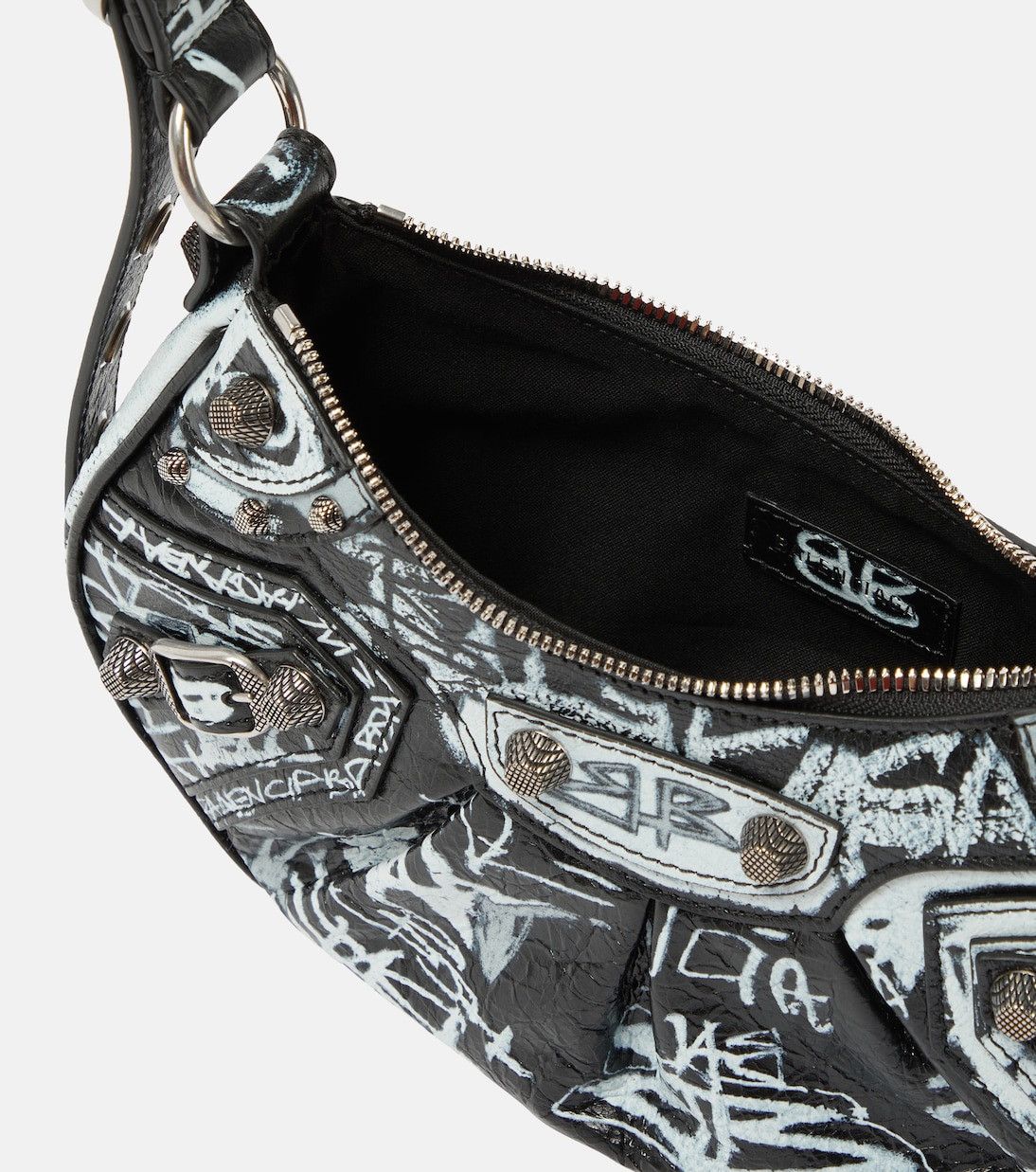 Balenciaga Balenciaga Cagole Small Graffiti Shoulder Bag Size ONE SIZE - 4 Thumbnail