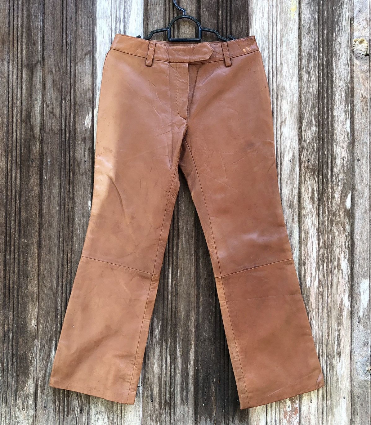Dolce & Gabbana Dolce & Gabbana Leather Pants Size 28" / US 6 / IT 42 - 1 Thumbnail