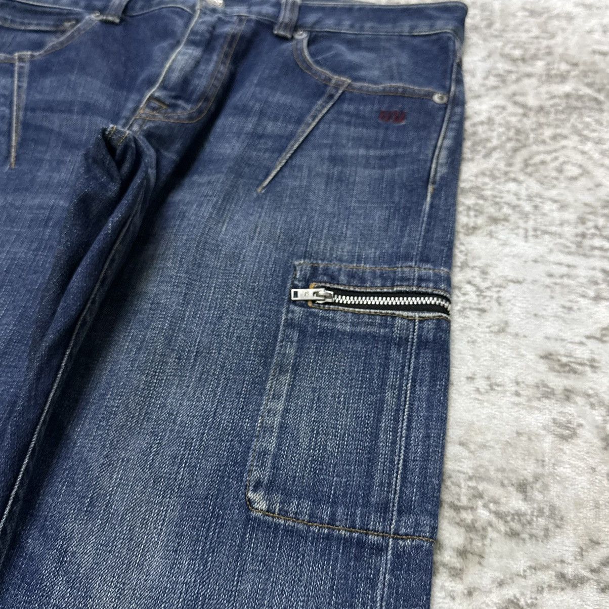 Undercover × Uniqlo Undercover Uniqlo Skinny Slim Cargo Denim Pants Size US 28 / EU 44 - 4 Thumbnail