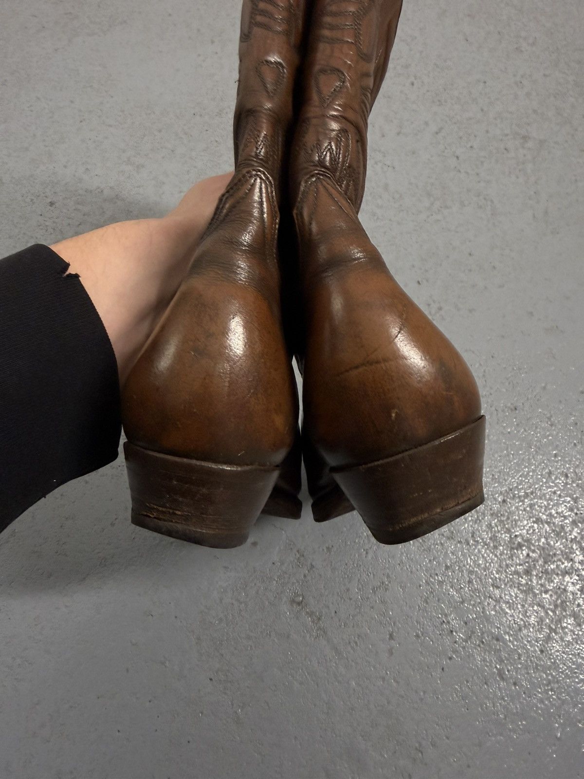 Cowboy Equipment Botas Romero Leather Cowboy Boots Size US 9.5 / EU 42-43 - 11 Thumbnail