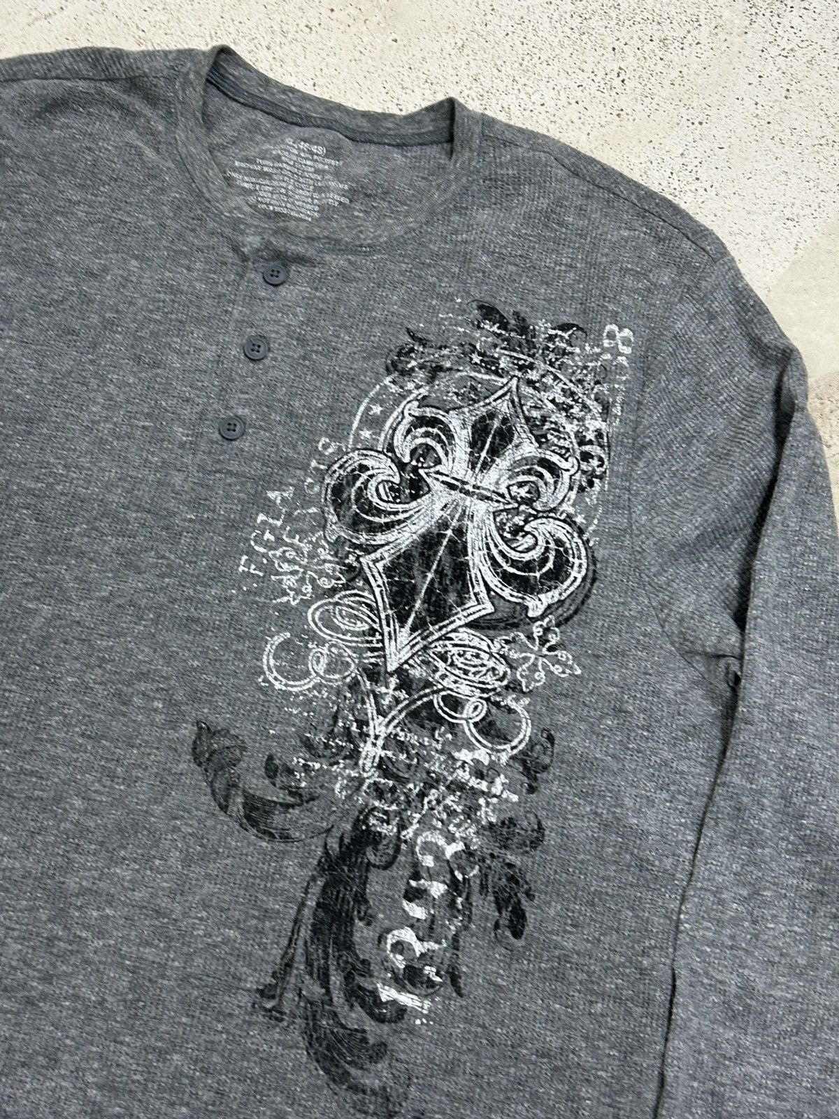 20471120 Vintage Affliction Sword Long Sleeve Religion Trust Radical Size US L / EU 52-54 / 3 - 3 Thumbnail