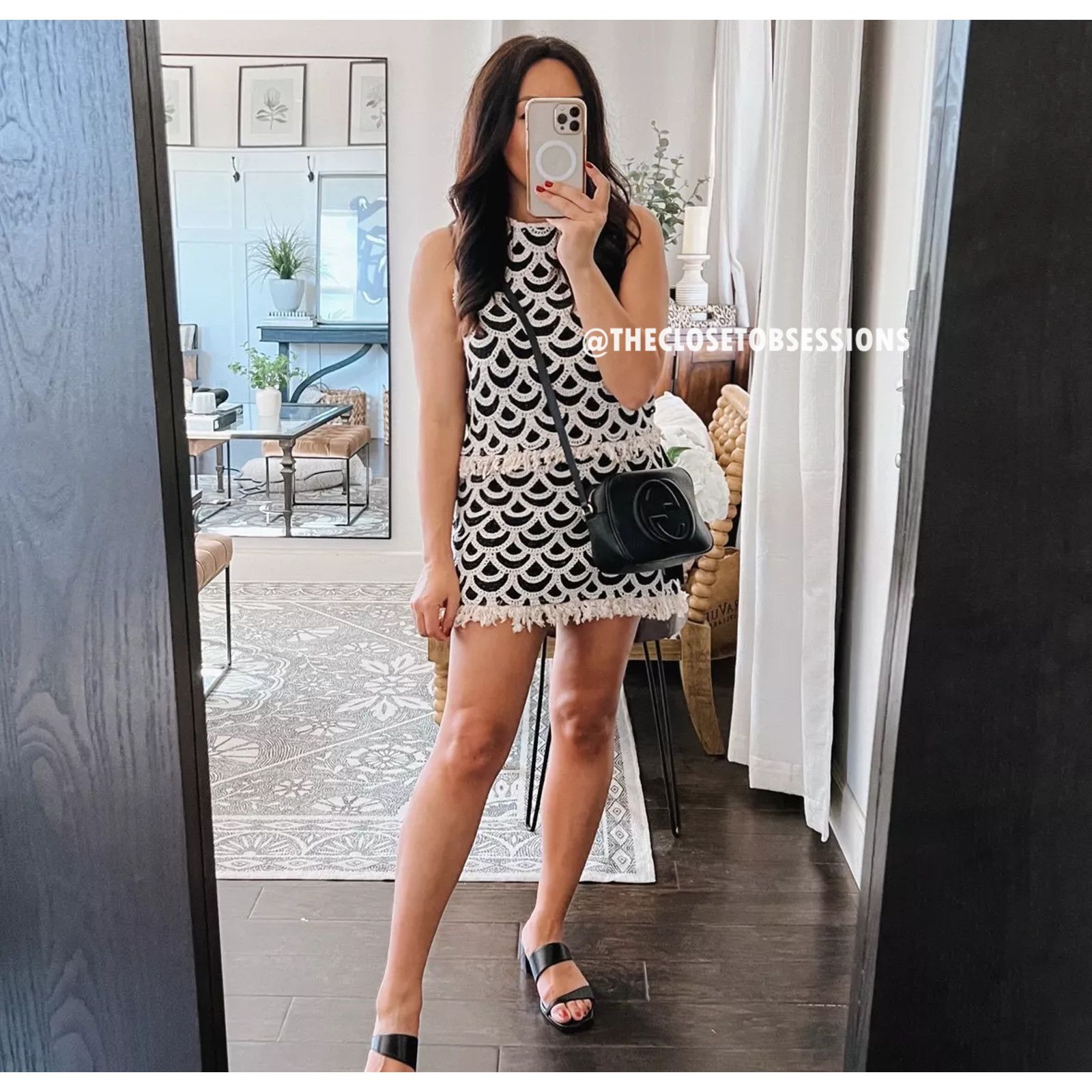 Mango Mango Crochet Co-Ord Set Resort Mini Skirt NWT Size L / US 10 / IT 46 - 22 Thumbnail