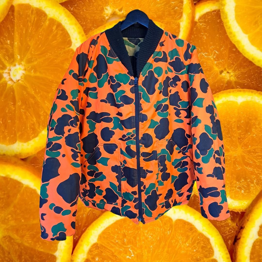 Other Reversible Camouflage Orange 1 Side and Green on Other Side Size US L / EU 52-54 / 3 - 1 Thumbnail