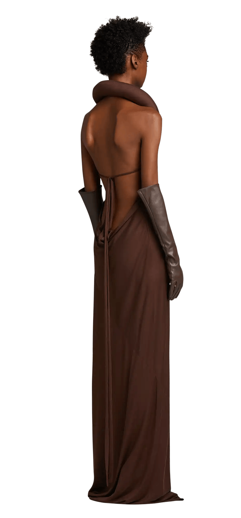 Entire Studios o1mle0325 Pillow Dress Umber in Brown Size S / US 4 / IT 40 - 5 Thumbnail