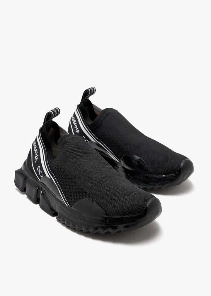 Dolce & Gabbana o1y0925 Sock Low-Top Sneakers in Black/White Size US 4 / IT 34 - 4 Thumbnail