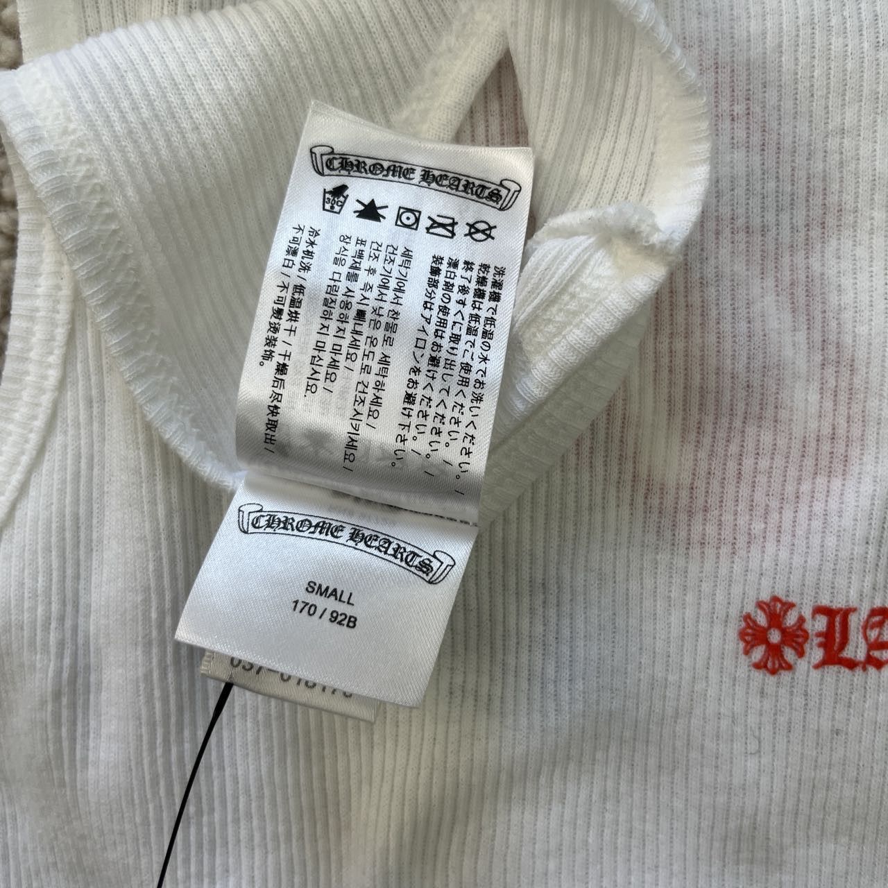 Chrome Hearts × The Rolling Stones Chrome Hearts Rolling Stones Tongue White Tank Top Size S / US 4 / IT 40 - 7 Thumbnail