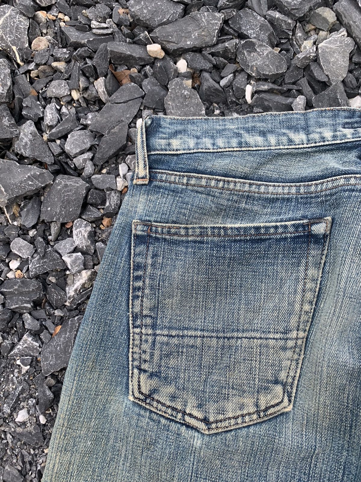 Kapital RED EAR PAUL SMITH SELVEDGE JAPANESE DISTRESSED DENIM Size US 32 / EU 48 - 12 Thumbnail