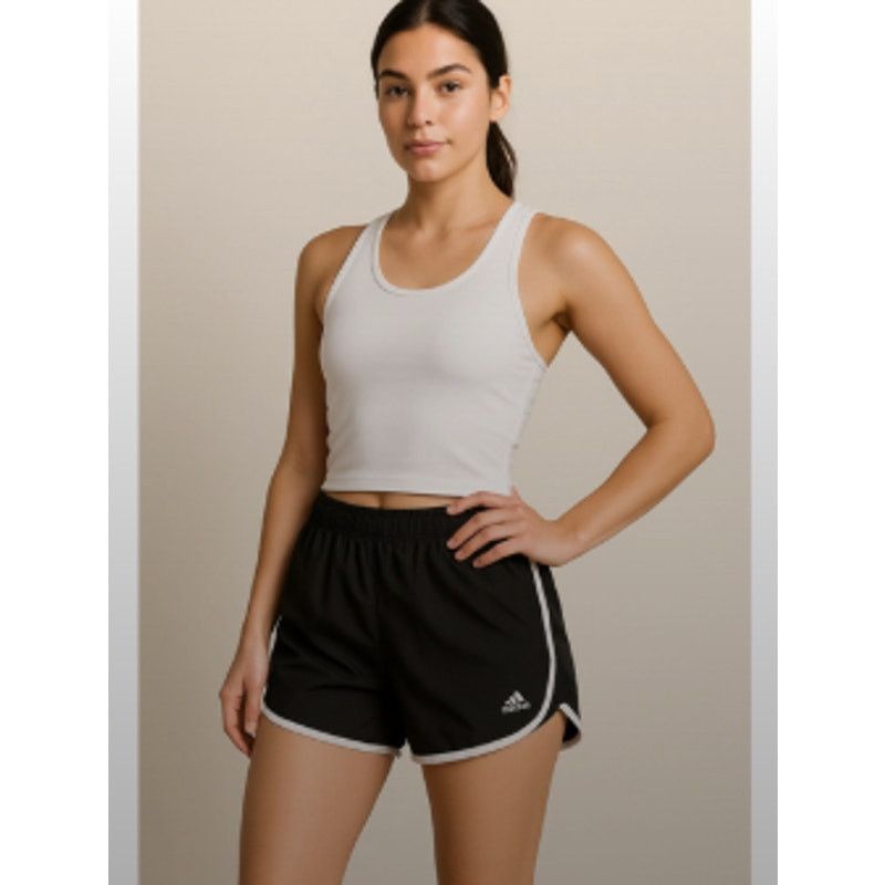 Adidas Adidas Running Shorts Black White Trim Primegreen XS Size 23" - 1 Thumbnail