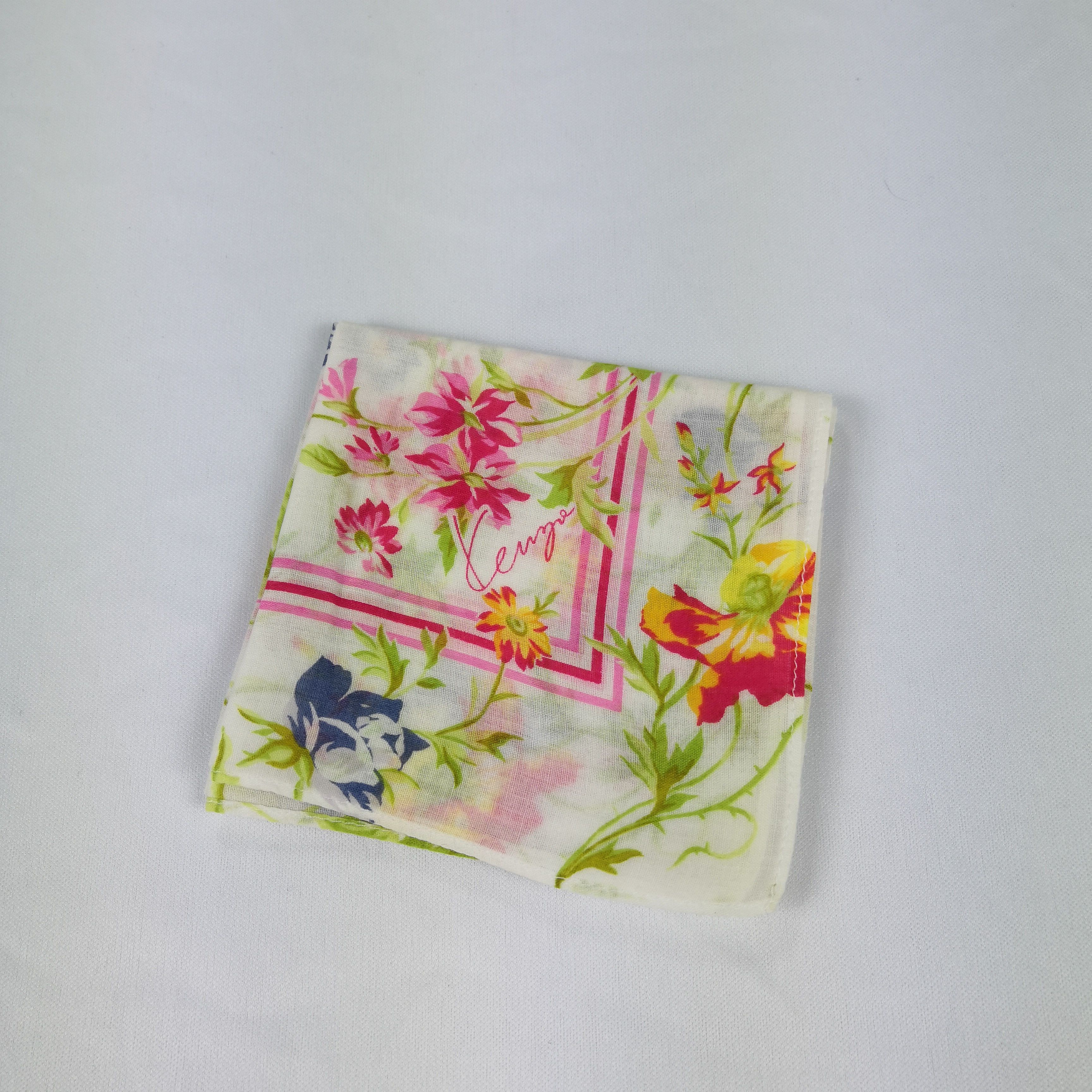 Kenzo Vintage Kenzo Handkerchief Neckerchief Bandana Size ONE SIZE - 4 Thumbnail