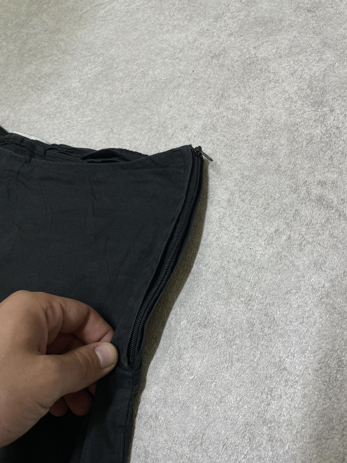 If Six Was Nine × Japanese Brand × Le Grande Bleu (L.G.B.) Y's LGB Y2K Asymmetric Wide-Leg Pants With Adjustable Hem Size US 32 / EU 48 - 14 Thumbnail