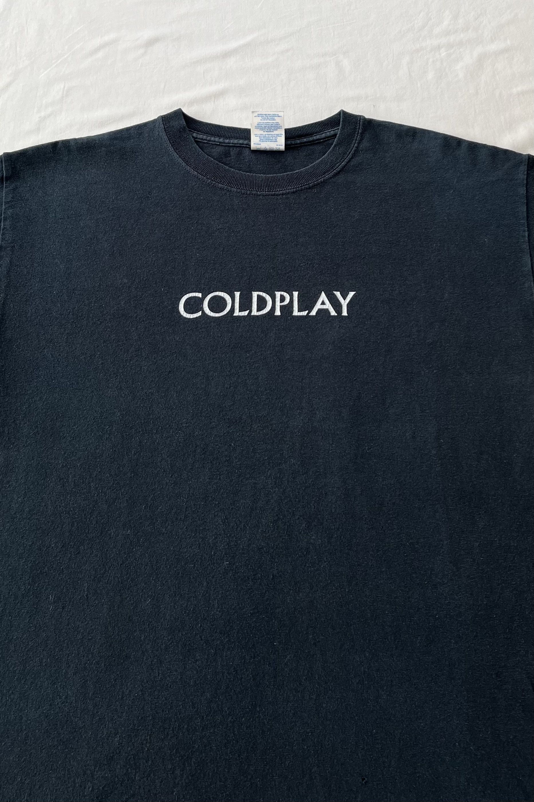 Band Tees Vintage 2000s Coldplay X&Y Rock Band Black T-shirt Size US M / EU 48-50 / 2 - 7 Thumbnail