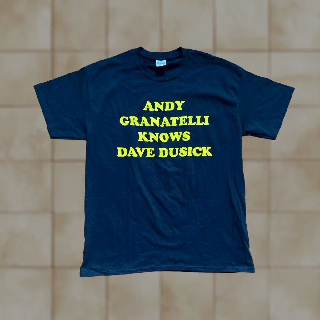 Gildan Gildan Shirt Mens L White 80s IndyCar Racing Graphic Tee Black Andy Granatelli Knows Dave Dusick 2012 500 Size US L / EU 52-54 / 3 - 1 Thumbnail