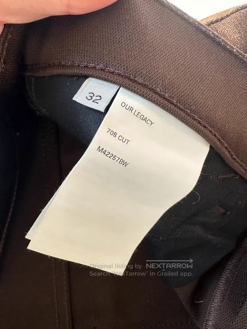 Our Legacy Our Legacy Trousers Brown Size US 32 / EU 48 - 5 Thumbnail