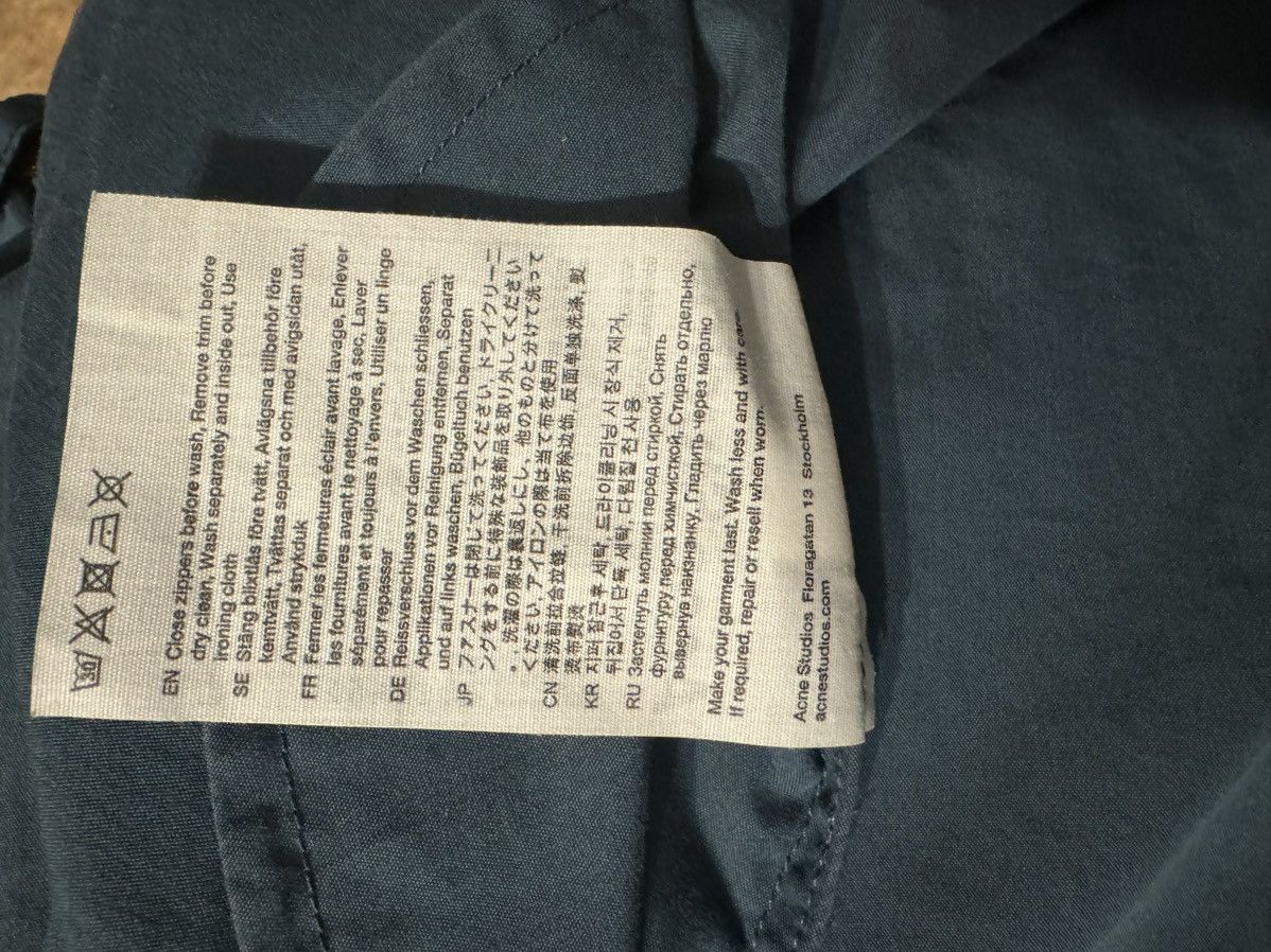 Acne Studios Acne Studios Asymmetric Zip Lightweight Jacket Size US S / EU 44-46 / 1 - 4 Thumbnail