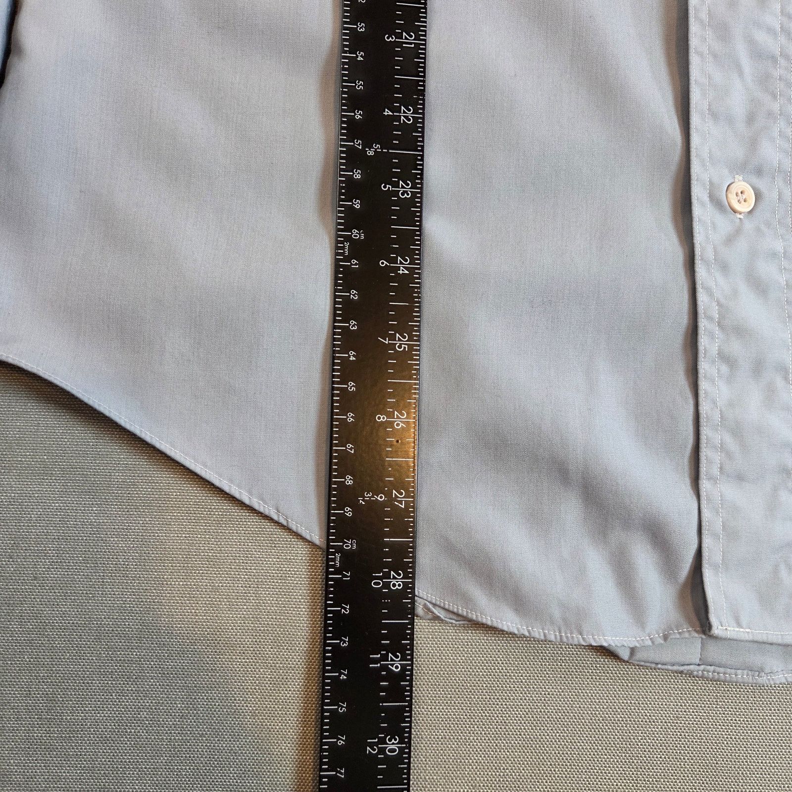 Christian Dior Monsieur Vintage Dior Monsieur Chemise Shirt Gray Blue S Size US S / EU 44-46 / 1 - 7 Thumbnail