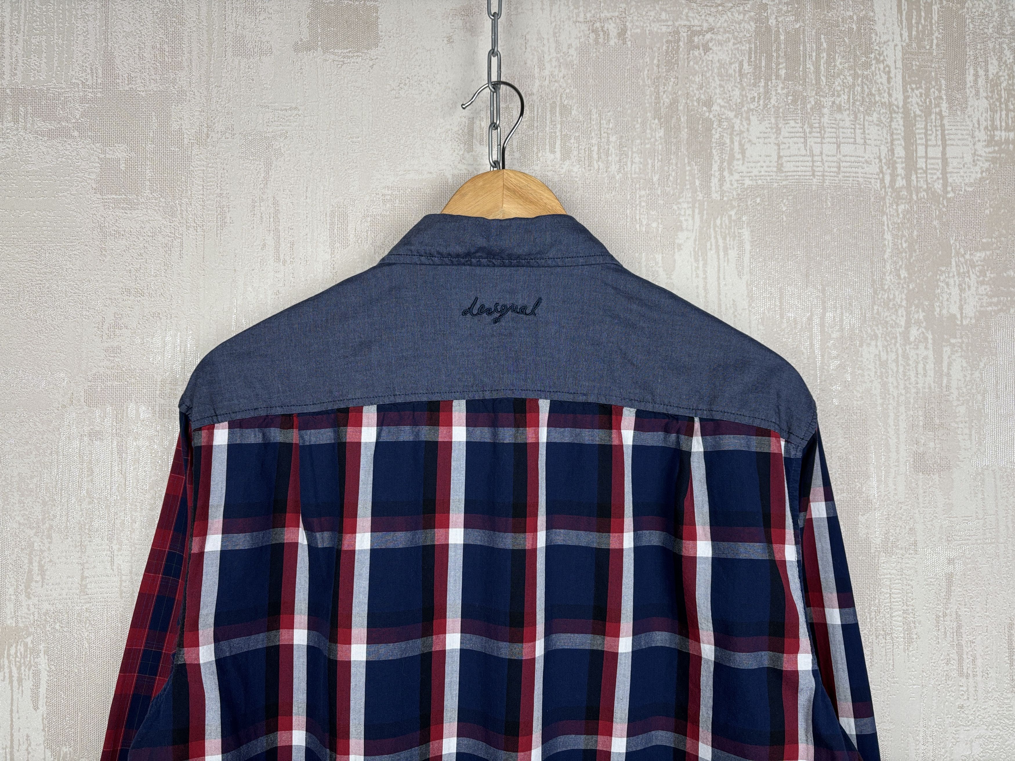 Desigual Desigual Check Long Sleeve Shirt Size US L / EU 52-54 / 3 - 16 Thumbnail