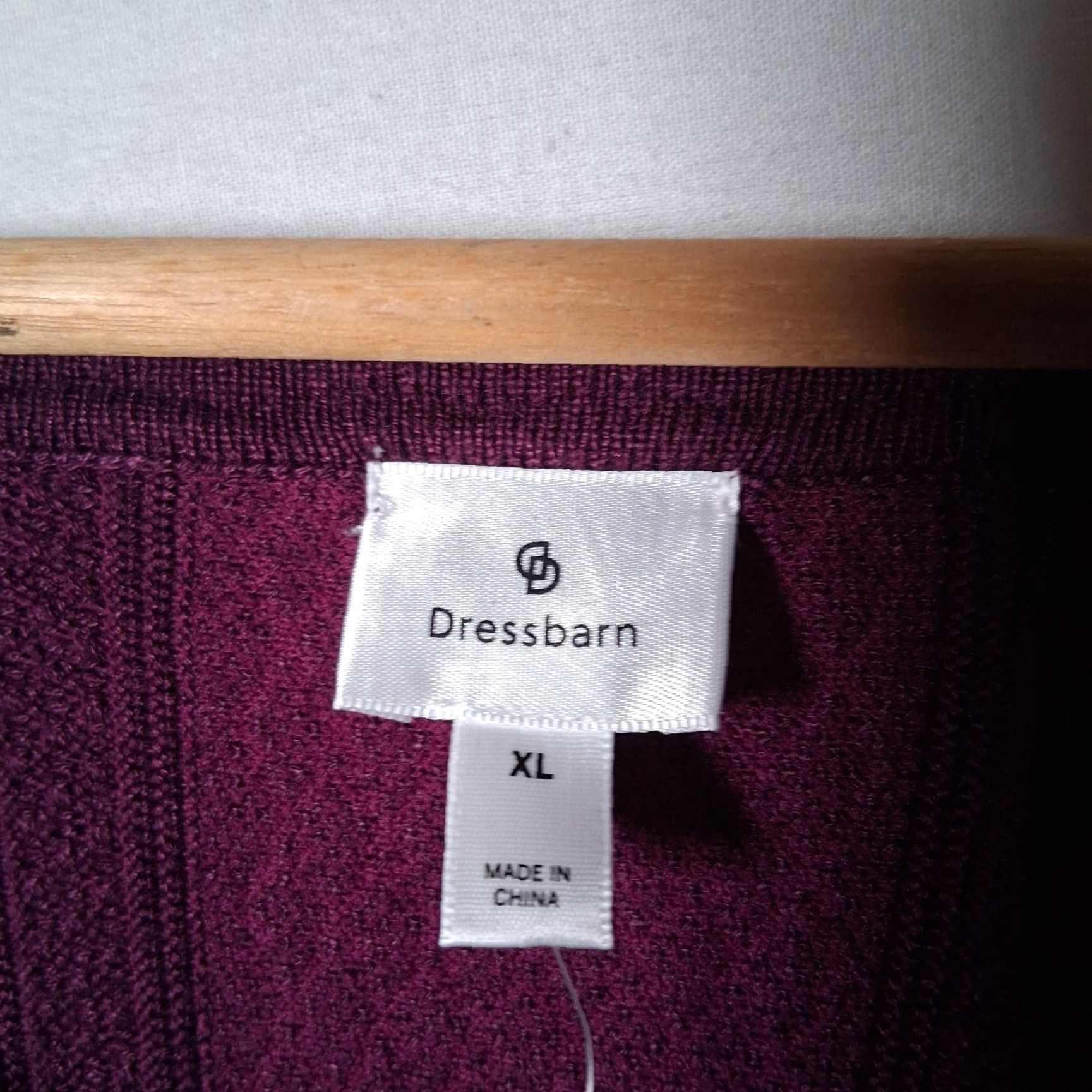 Vintage VINTAGE Dressbarn Sweater Dress XL Diamond Knit Maroon Whimsygoth READ Flawed Size XL / US 12-14 / IT 48-50 - 5 Thumbnail