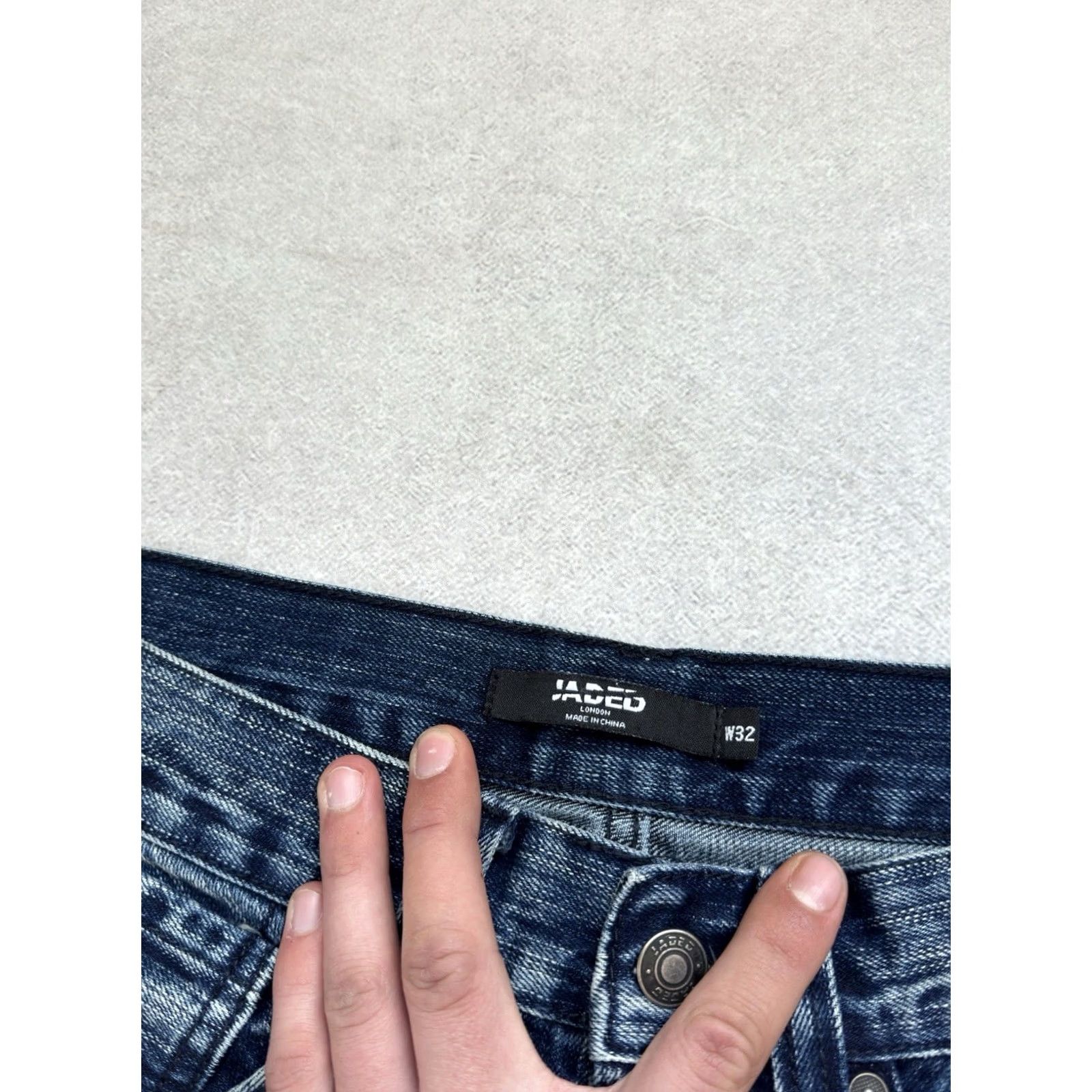 Jaded London VINTAGE Jaded London Y2K Faded Striped Jeans Size M Men Size US 31 - 5 Thumbnail