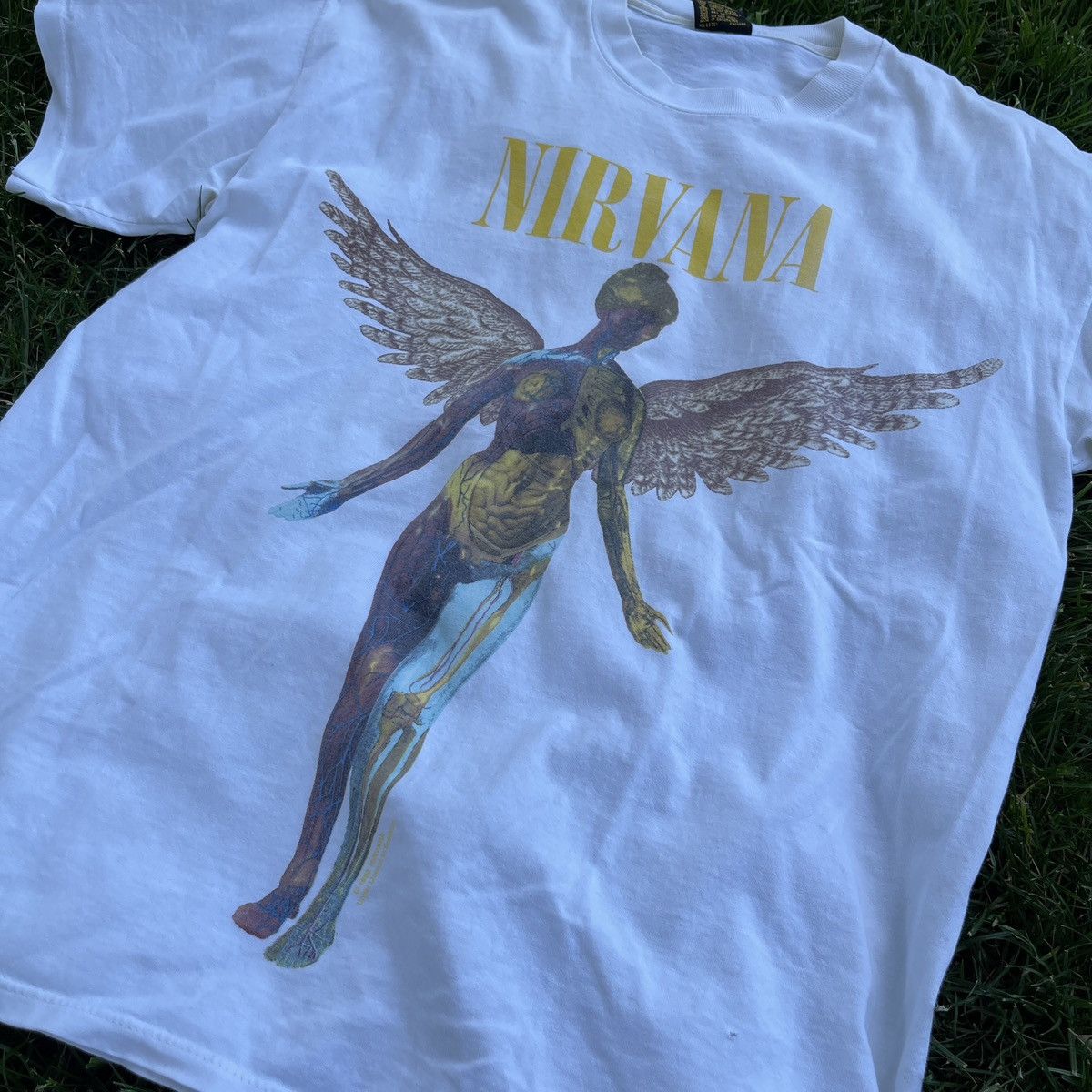 Brockum × Nirvana × Vintage Nirvana in utero vintage 1993 t-shirt - 100% authentic Size US XL / EU 56 / 4 - 2 Thumbnail