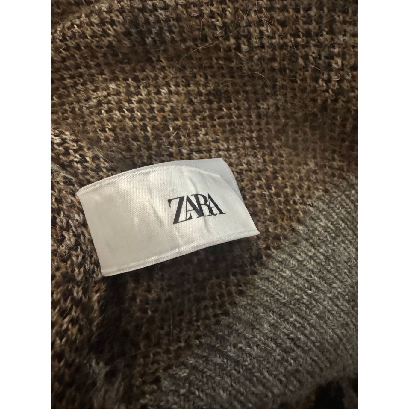 Zara Zara Leopard Print Knit Sweater | Cozy Animal Print Pullover Size M / US 6-8 / IT 42-44 - 3 Thumbnail
