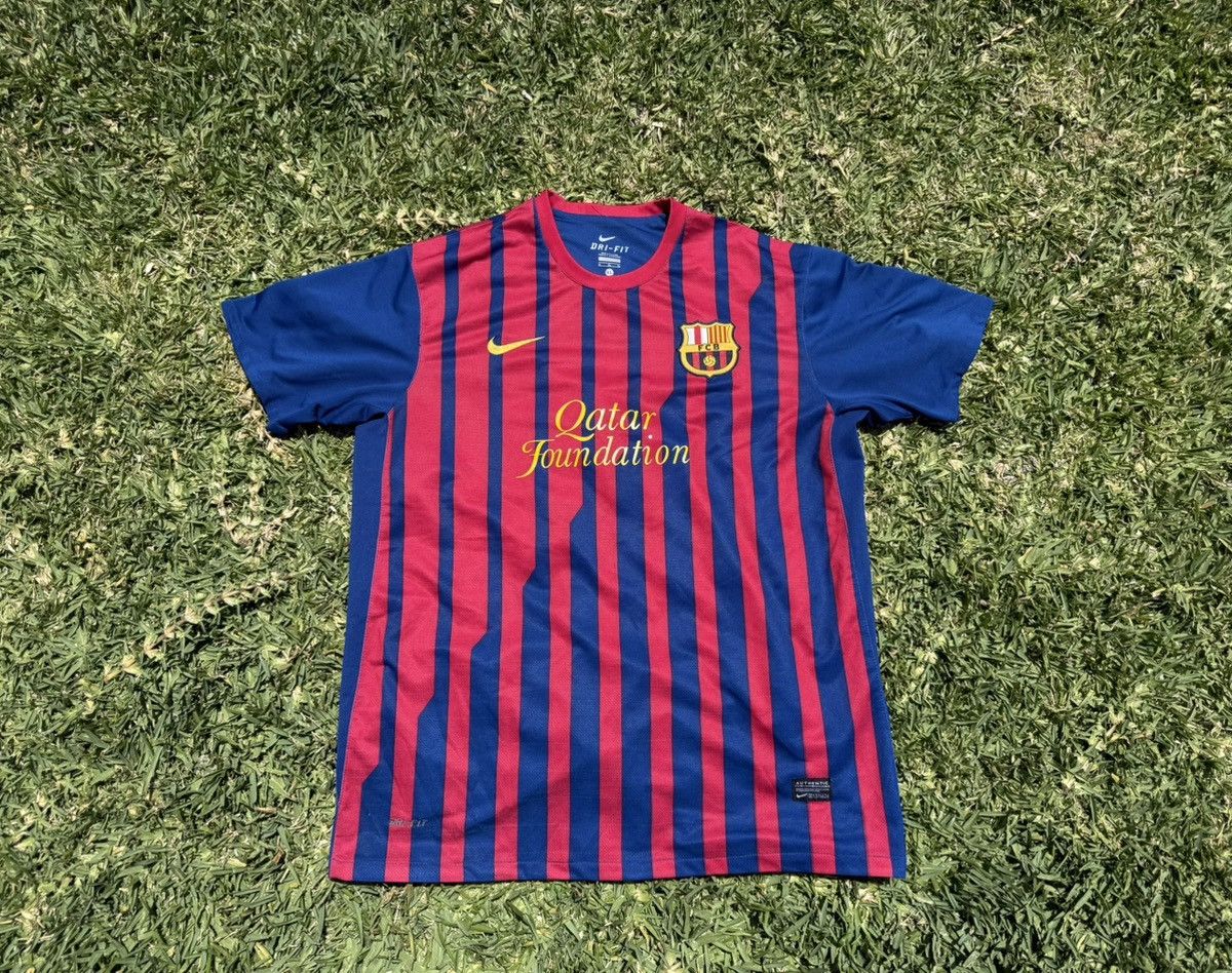 Nike Nike Barcelona Soccer Jersey Size US XL / EU 56 / 4 - 1 Thumbnail