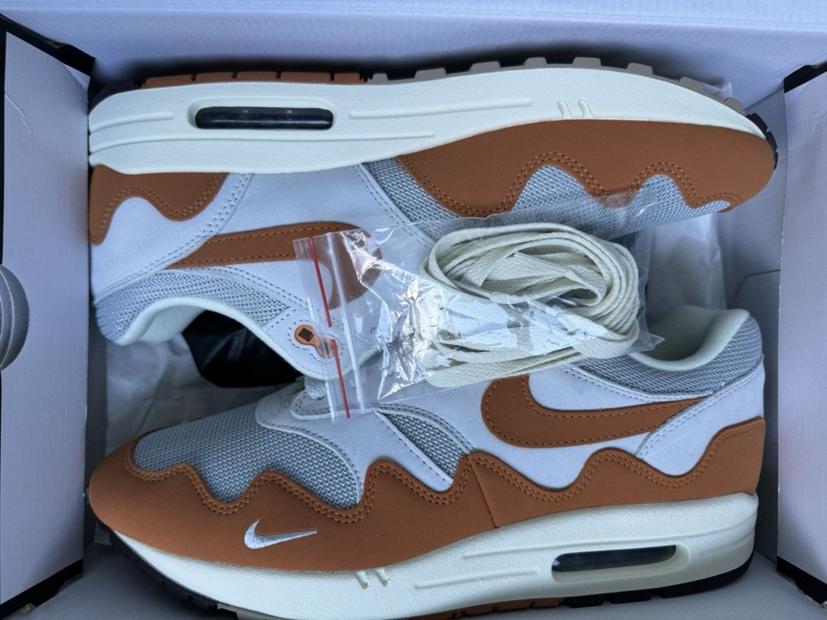 image of Nike Air Max 1 Patta Waves Monarch Sz. 11.5 Shoes in Orange, Men's