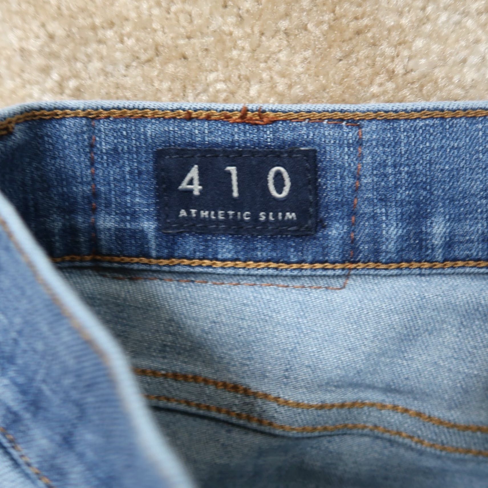 Lucky Brand Lucky Brand 410 Jeans Men Athletic Slim Straight 36x32 Blue Denim Grounded by 5-Pocket Design Size US 36 / EU 52 - 6 Thumbnail
