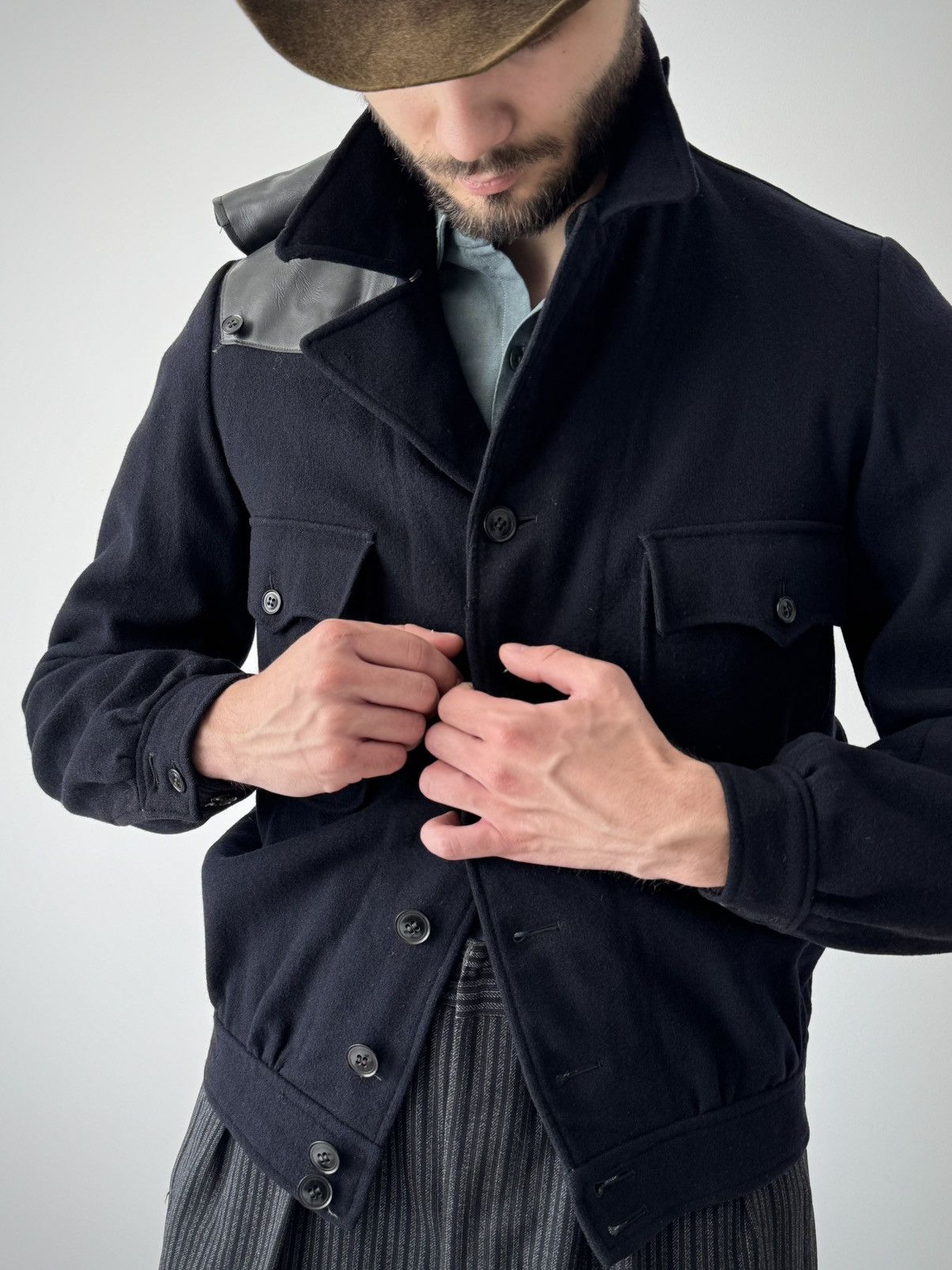 Japanese Brand 1920s Vintage Swiss ‘PKZ’ Wool Sport Hunting Jacket Size US M / EU 48-50 / 2 - 2 Thumbnail