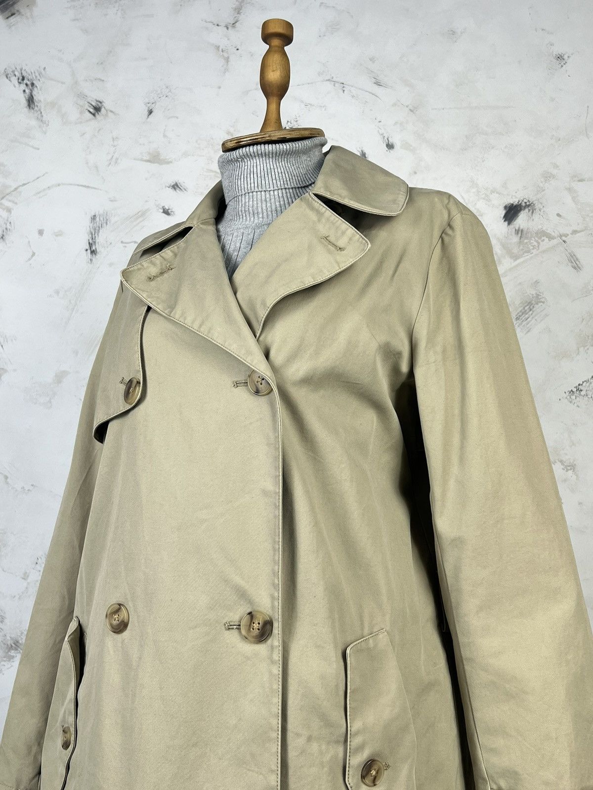 Gap Vintage GAP Classic Trench Coat Size L - XL Size L / US 10 / IT 46 - 5 Thumbnail