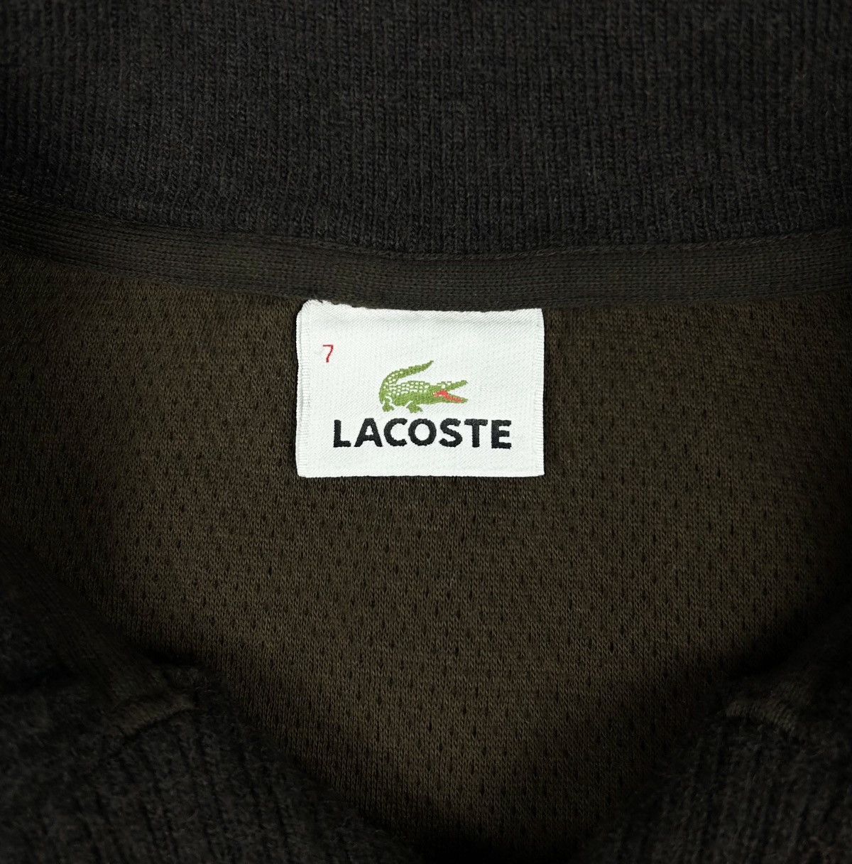 Lacoste × Vintage Vintage LACOSTE brown wool sweater Size US XL / EU 56 / 4 - 7 Thumbnail