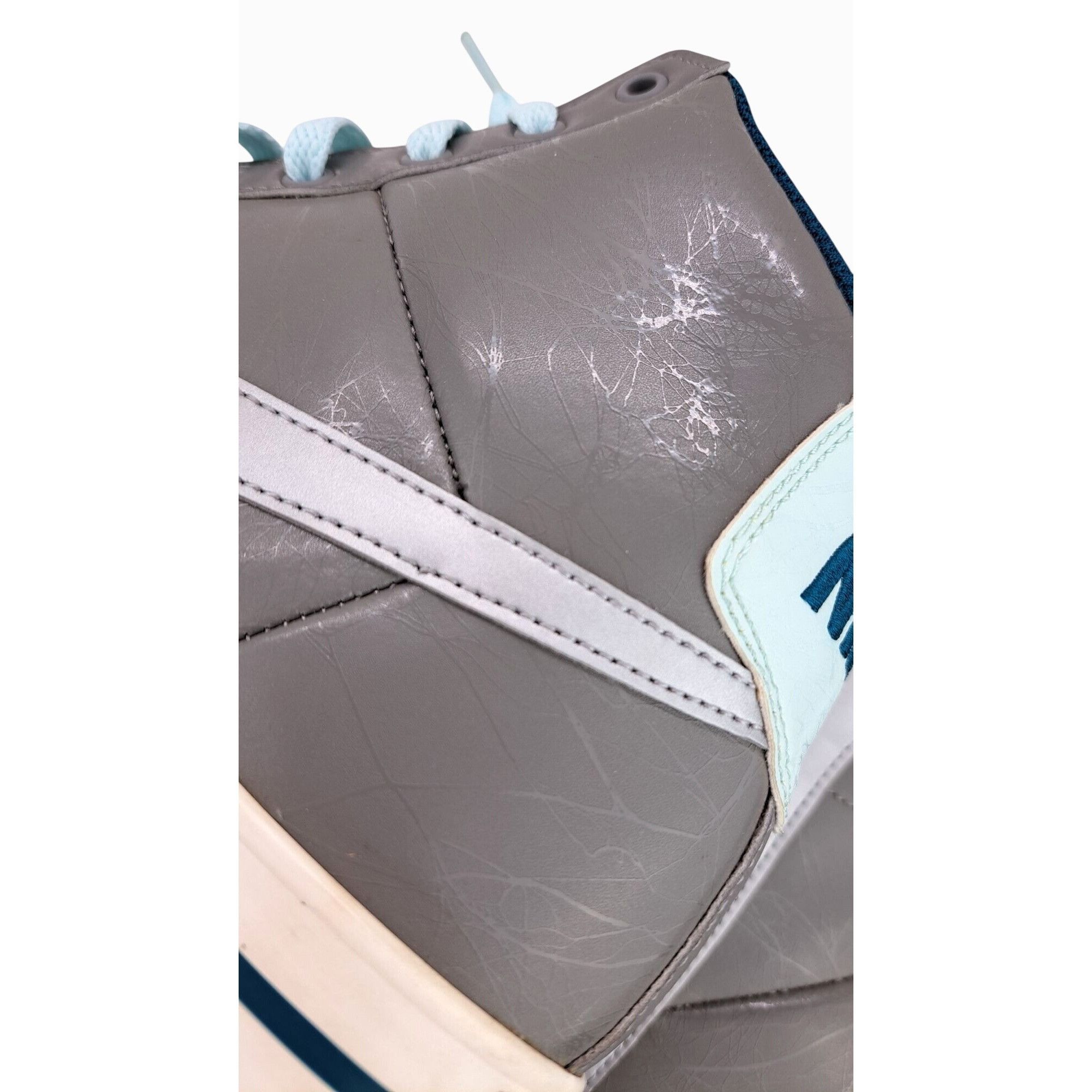 Nike Nike Sweet Classic High Top Women Sneaker Shoe Gray Blue 10 Size US 10 / IT 40 - 9 Thumbnail