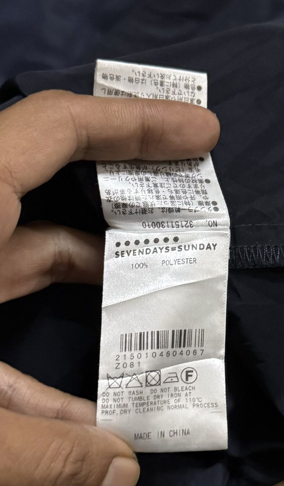 Japanese Brand Sevendays-Sunday Long Jacket Nylon Vintage Size US M / EU 48-50 / 2 - 11 Thumbnail