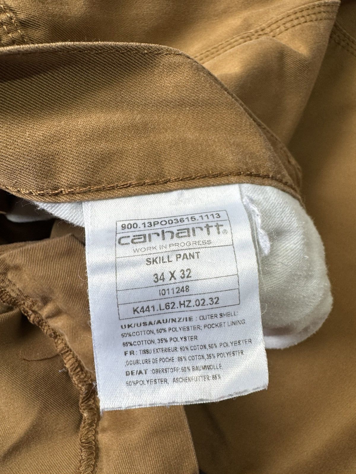 Carhartt CARHART DENIM BAIGE SKILL PANTS Size US 34 / EU 50 - 12 Thumbnail