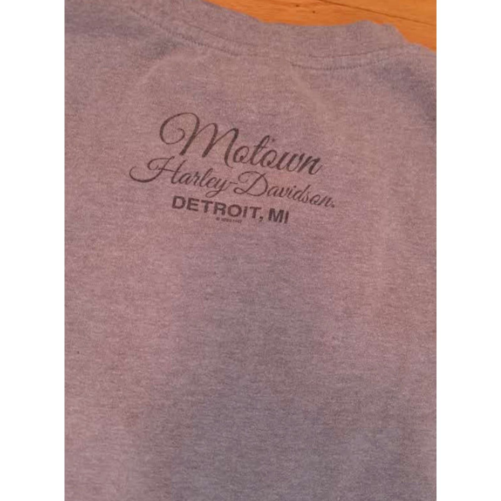 Harley Davidson Harley-Davidson Sweatshirt Mens L Gray Stitch Pullover Canvas 25in 24in Chest Grey Motown Detroit Michigan Stitched Large Sweatshirt Grey Size US L / EU 52-54 / 3 - 6 Thumbnail