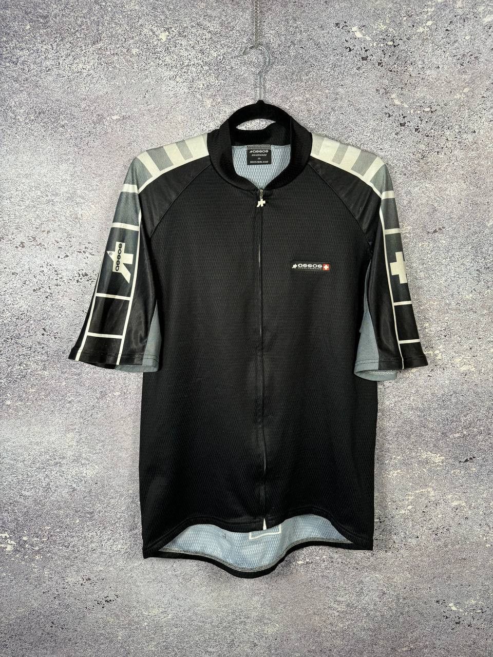 Vintage Vintage Assos of Switzerland black cycling jersey XL Size Size US XL / EU 56 / 4 - 1 Thumbnail