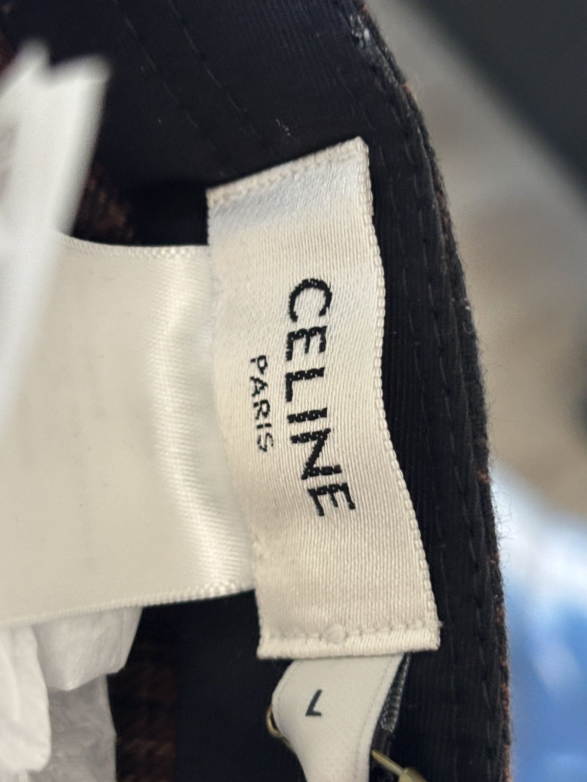Celine CELINE | $590 | WOOL COLLEGE PATCH LETTER BASEBALL HAT Size ONE SIZE - 11 Thumbnail