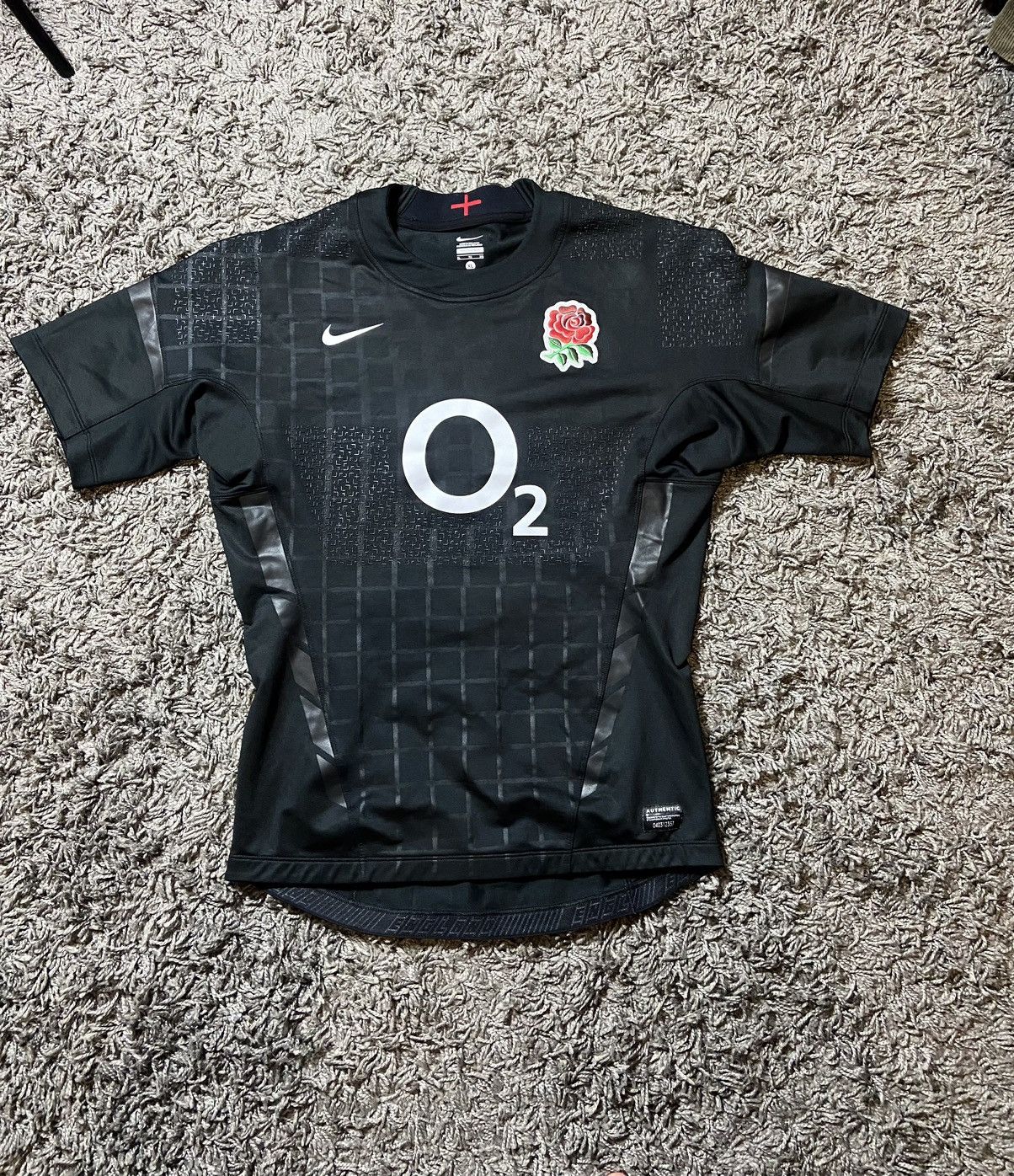 Nike × Vintage NIKE REGBY ENGLAND PLAYER ISSUE MATCH PLAYER VERSION JERSEY Size US XL / EU 56 / 4 - 1 Thumbnail