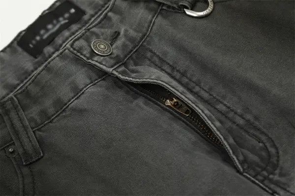 Japanese Brand Eno Distressed punk washed gradient loose straight jeans Size US 32 / EU 48 - 7 Thumbnail