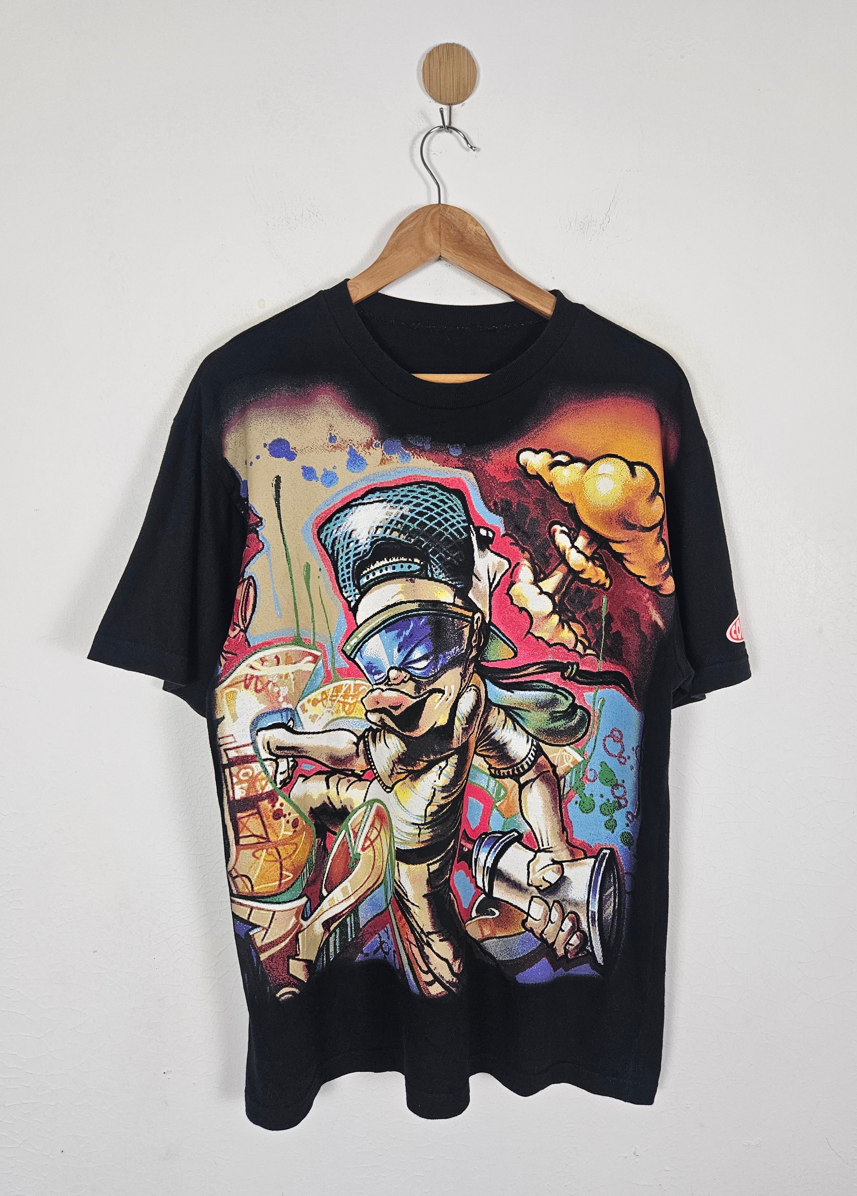 Vintage Vintage Conart Art Hip Hop ghetto grafiti style tee shirt Size US L / EU 52-54 / 3 - 1 Thumbnail