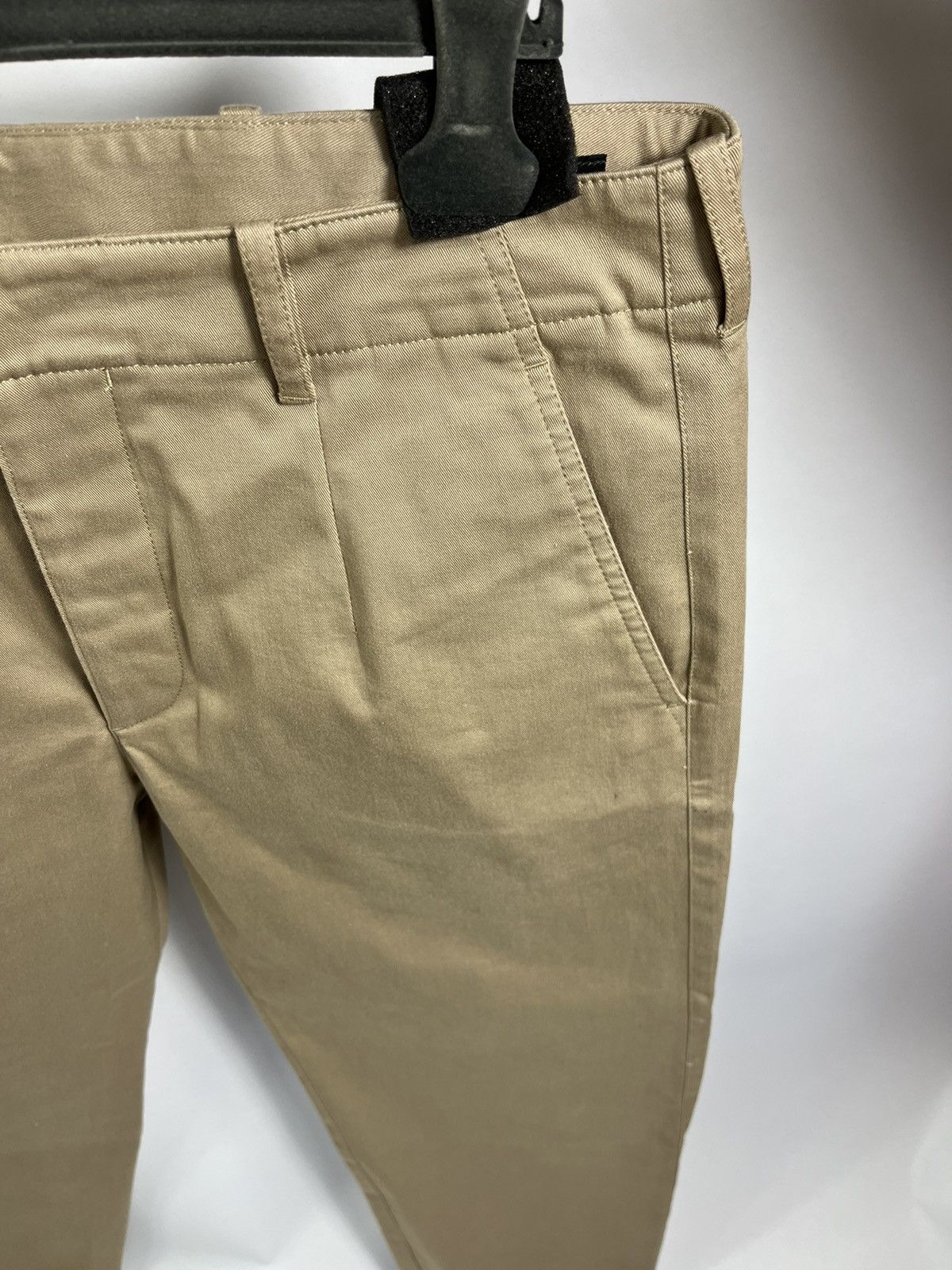 Prada Prada Beige Cotton Trousers Size US 32 / EU 48 - 3 Thumbnail