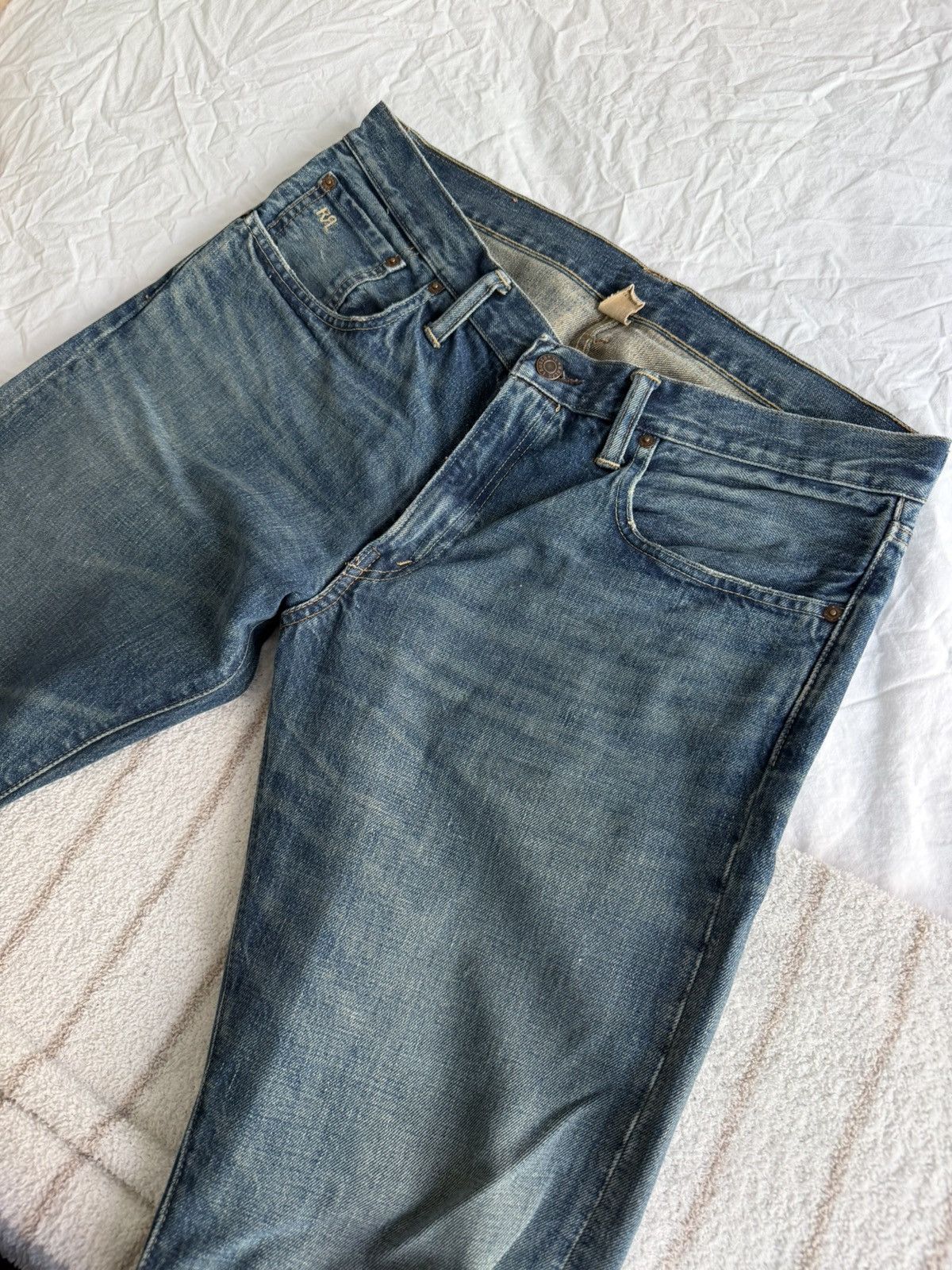 RRL Ralph Lauren Ralph Lauren RRL Slim Fit Jean Size 33 Size US 33 - 6 Thumbnail