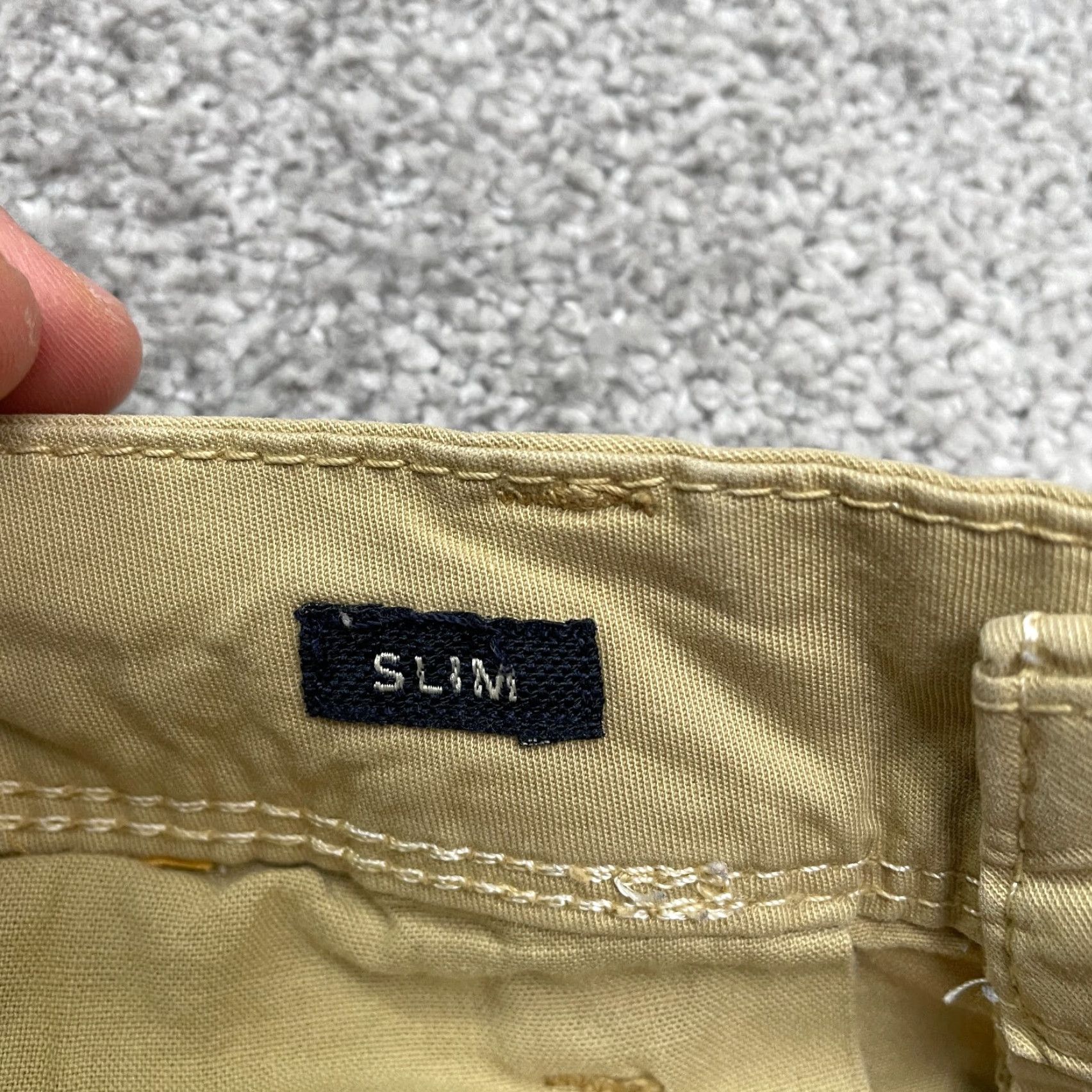 American Eagle Outfitters American Eagle Slim Fit Khaki Pants Mens 30x28 Brown Stretch Casual Workwear Size US 28 / EU 44 - 7 Thumbnail