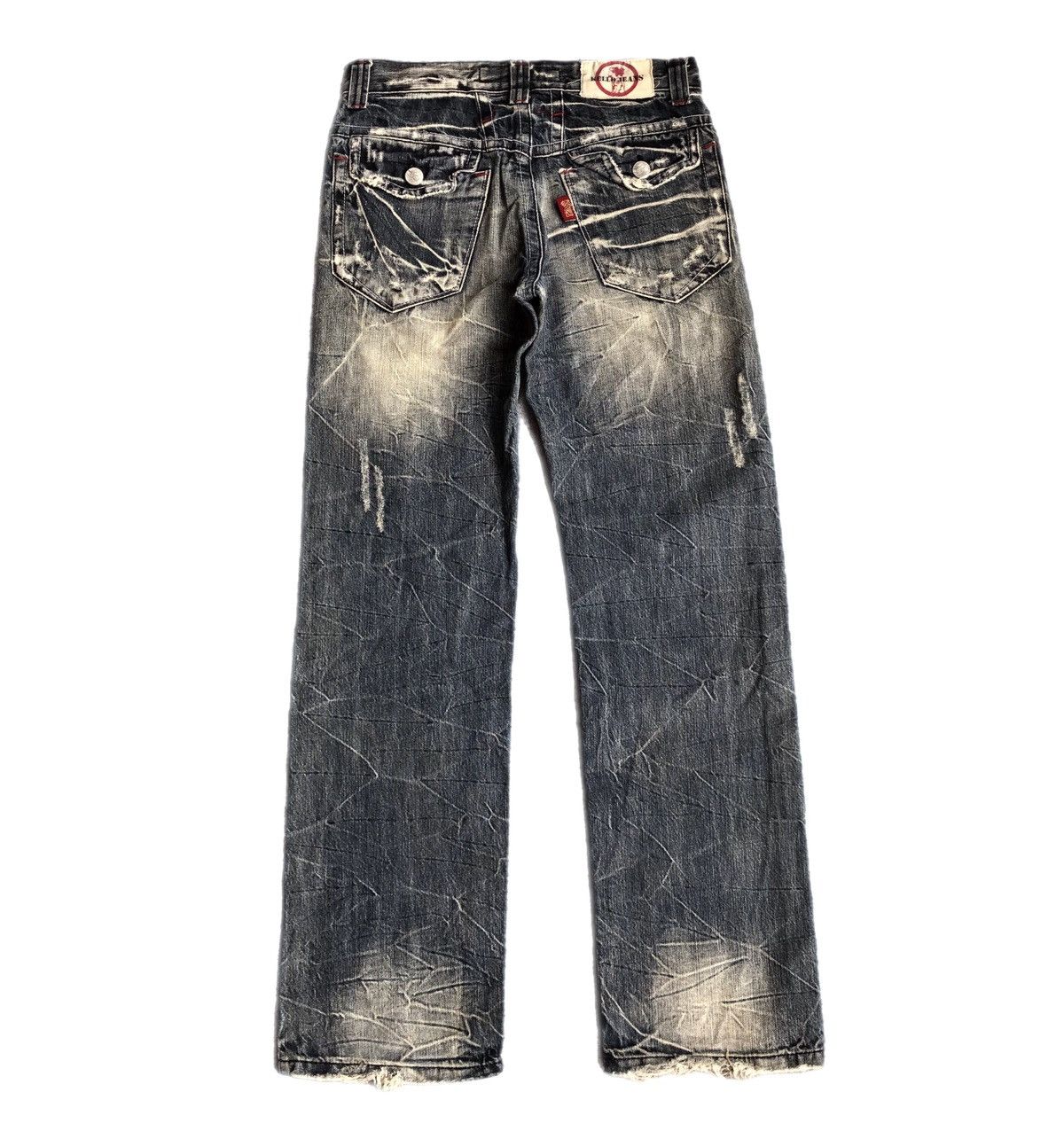 Japanese Brand Kello distressed fading jeans lgb if six was nine style Size US 32 / EU 48 - 2 Thumbnail
