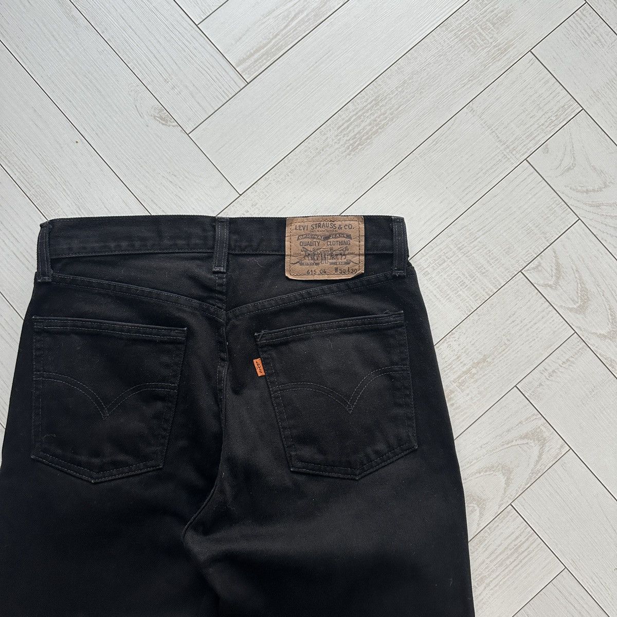 Levi's Vintage Clothing Vintage 90s Levis 615 Straight fit black jeans 30x30 USA y2k Size US 30 / EU 46 - 8 Thumbnail