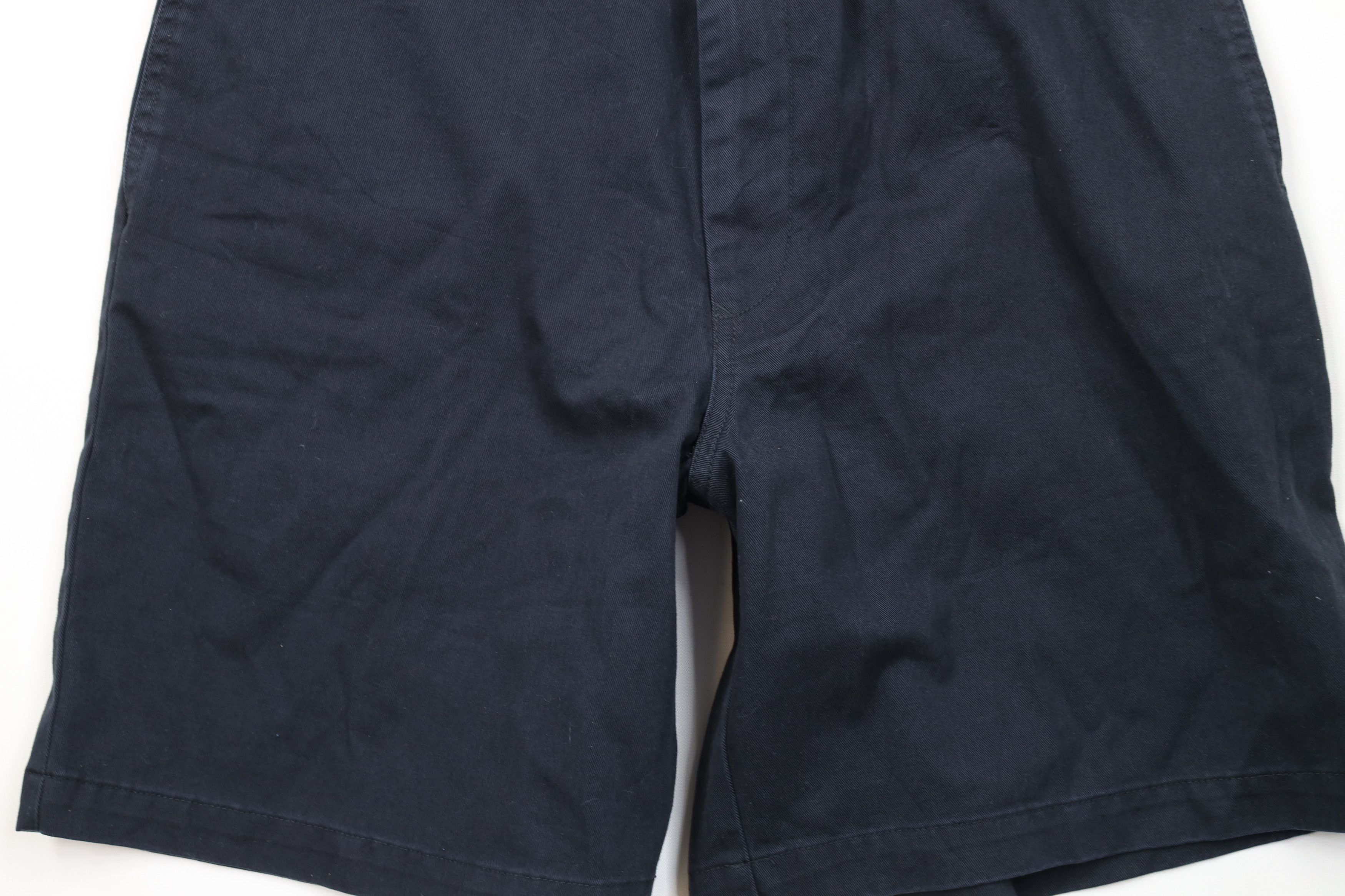 Tommy Hilfiger × Vintage Vintage 90s Tommy Hilfiger Above Knee Chino Shorts Navy Blue Size US 32 / EU 48 - 3 Thumbnail