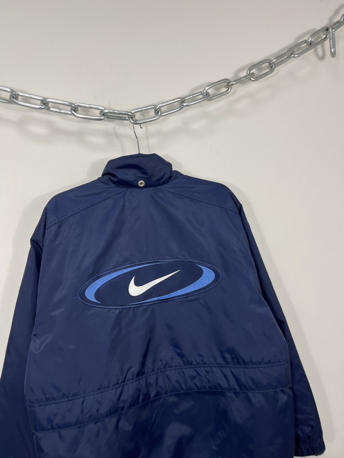 Nike Vintage Nike Big Swoosh Embroidered Logo Retro Hype Jacket Size US M / EU 48-50 / 2 - 3 Thumbnail