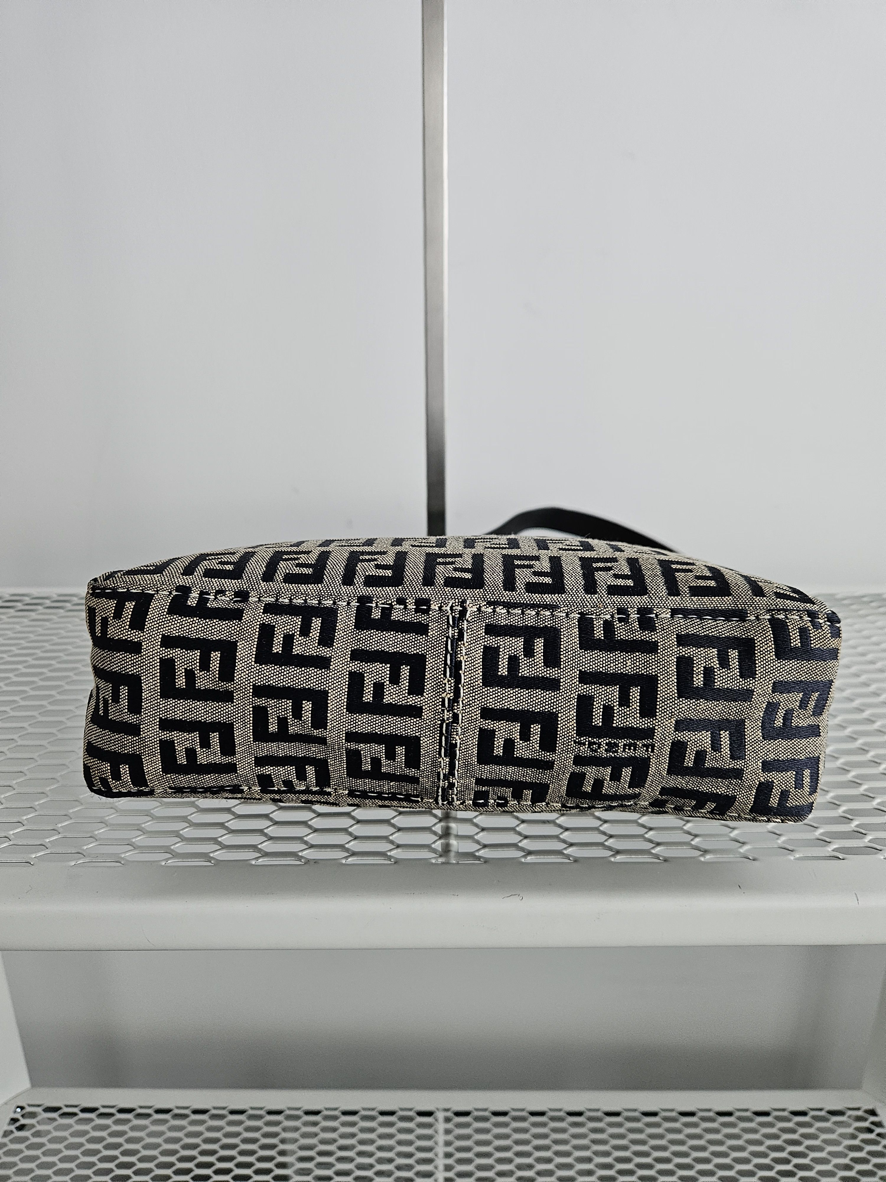 Fendi Fendi zucchino ff monogram canvas mini bag pochette Size ONE SIZE - 5 Thumbnail