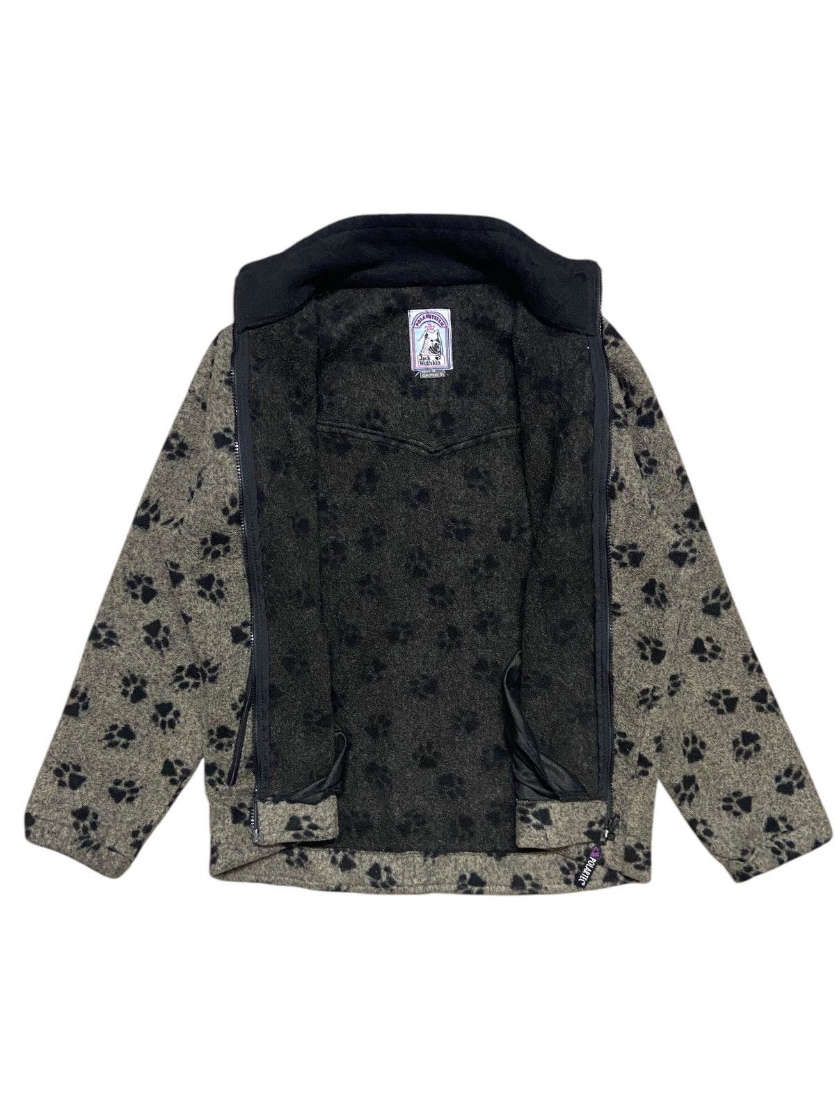 Jack Wolfskin × Vintage Vintage Jack Wolfskin AOP Fleece Sweatshirt Size US M / EU 48-50 / 2 - 2 Thumbnail